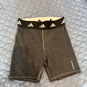 Adidas Techfit Black and Gray Compression Shorts